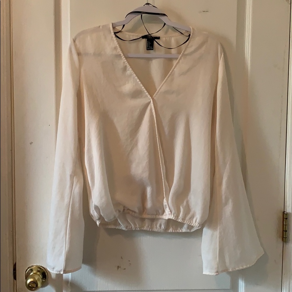 Cream Sheer Blouse